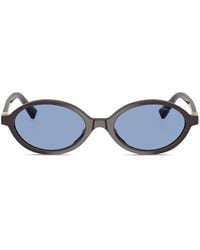 Miu Miu - Gafas de sol con placa del logo - Lyst