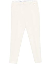 Liu Jo - Logo-Plaque Trousers - Lyst