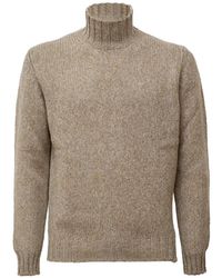 Fedeli - Chunky-Knit High-Neck Sweater - Lyst