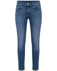 Fracomina - Logo-Plaque Straight-Leg Jeans - Lyst