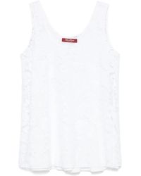 Max Mara - Lace-Detailing Top - Lyst