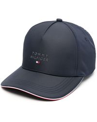 Tommy Hilfiger - Logo-embroidered Cotton Baseball Cap - Lyst