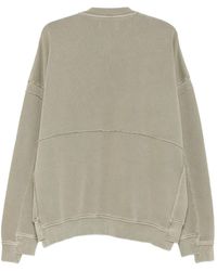 Martine Rose Shrunken Zip-Up Sweatshirt in Black | Lyst