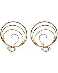 Panconesi - Orbit Spiral Hoop Earrings - Lyst