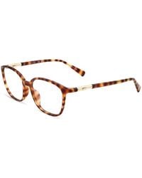 Longchamp - Tortoiseshell-Effect Geometric-Frame Glasses - Lyst
