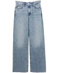 Rag & Bone - Jean À Ornements En Cristal Logan - Lyst