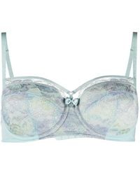 Marlies Dekkers - Floral-Lace Padded Balcony Bra - Lyst