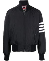 Thom Browne - Bomber Jacket With 4-Stripe Detail - Lyst