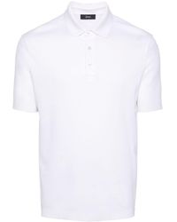 Herno - Knitted Cotton Polo Shirt - Lyst