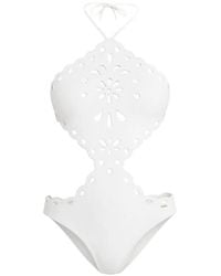 Cult Gaia - Laidie Broderie-Anglaise Swimsuit - Lyst