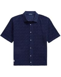 Polo Ralph Lauren - Relaxed Fit Cabled Terry Shirt - Lyst