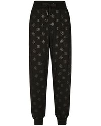 Dolce & Gabbana - JOGGING Logo Print Pants - Lyst