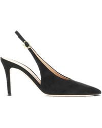 Gianvito Rossi - 85Mm Robbie Slingback Pumps - Lyst