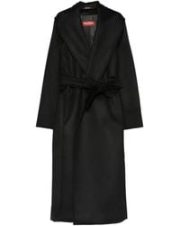 Max Mara - Loriana Long-Sleeve Belted Coat - Lyst