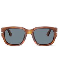 Persol - Tortoiseshell Square-Frame Sunglasses - Lyst