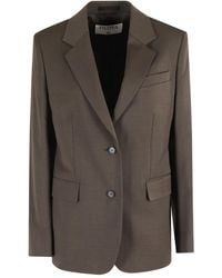 Filippa K - Blazer Met Gekerfde Revers - Lyst