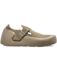 Birkenstock - Reykjavik buckle-strap nubuck leather sneakers - Lyst