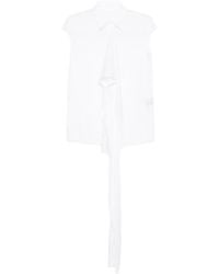 Yohji Yamamoto - Ruffle-Detailing Sleeveless Top - Lyst