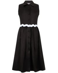 Moschino - Sleeveless Midi Dress - Lyst