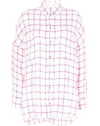 IRO - Tweed-Hemd mit Gittermuster - Lyst