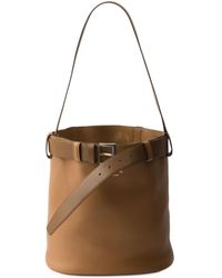 Prada - Sac Seau À Détail De Boucle - Lyst