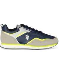 U.S. POLO ASSN. - Colour-Block Lace-Up Sneakers - Lyst