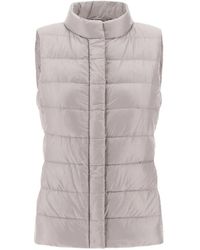Herno - Giulia Quilted High-Neck Gilet - Lyst