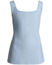 High Sport - Inna Seersucker Top - Lyst