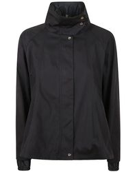 Herno - High-Neck Raglan-Sleeve Jacket - Lyst