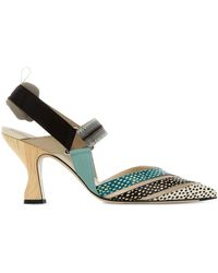 Fendi - Colibri Ankle-Strap Heeled Pumps - Lyst