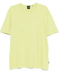BOSS - Linen T-Shirt - Lyst