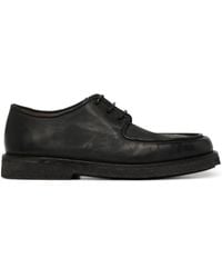 Marsèll - Leather Lace-Up Derby Shoes - Lyst