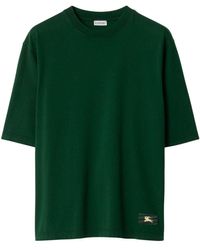 Burberry - T-Shirt mit Ritteremblem-Patch - Lyst
