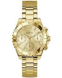 Guess - Champagne-Tone 38Mm Watch - Lyst