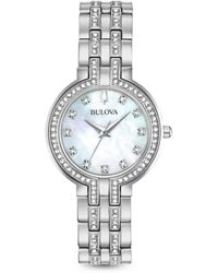 Bulova - Crystal-Embellished 32Mm Watch Set - Lyst