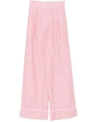 Riviera - Striped-Pattern Pants - Lyst