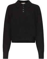 Loulou de Saison - Pull Nervuré Homere Lds À Col Polo - Lyst