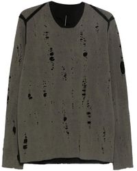 Label Under Construction - Distressed-Effect Jumper - Lyst