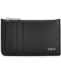Tod's - Zipped Card Holder - Lyst