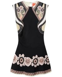 La DoubleJ - Lela Mini-Jurk Met Bloemenprint - Lyst