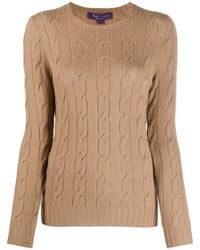 Ralph Lauren - Cable-Knit Cashmere Jumper - Lyst