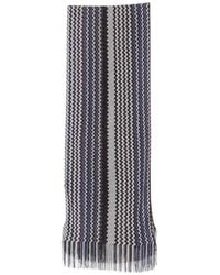 Missoni - Zigzag-Knit Fringed Scarf - Lyst