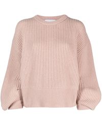 Nude - Ribbed-knit Crew-neck Jumper - Lyst