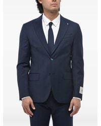 Corneliani - Pinstripe-Pattern Single-Breasted Suit - Lyst