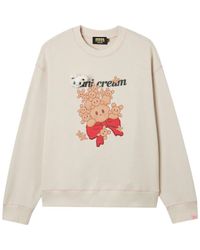 Mini Cream - Appliqué Graphic Sweatshirt - Lyst