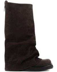 The Attico - Robin Suede Boots - Lyst