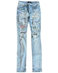 Amiri - Bandana Patch Thrasher Jeans - Lyst