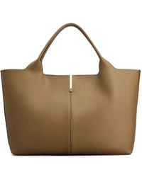 Tod's - TOD 's Bolsa de compras de cuero mediano - Lyst
