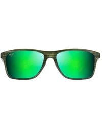 Maui Jim - Lunettes De Soleil Onshore À Monture Rectangulaire - Lyst