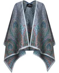 Etro - Fil Coupé Paisley Jacquard Cape - Lyst